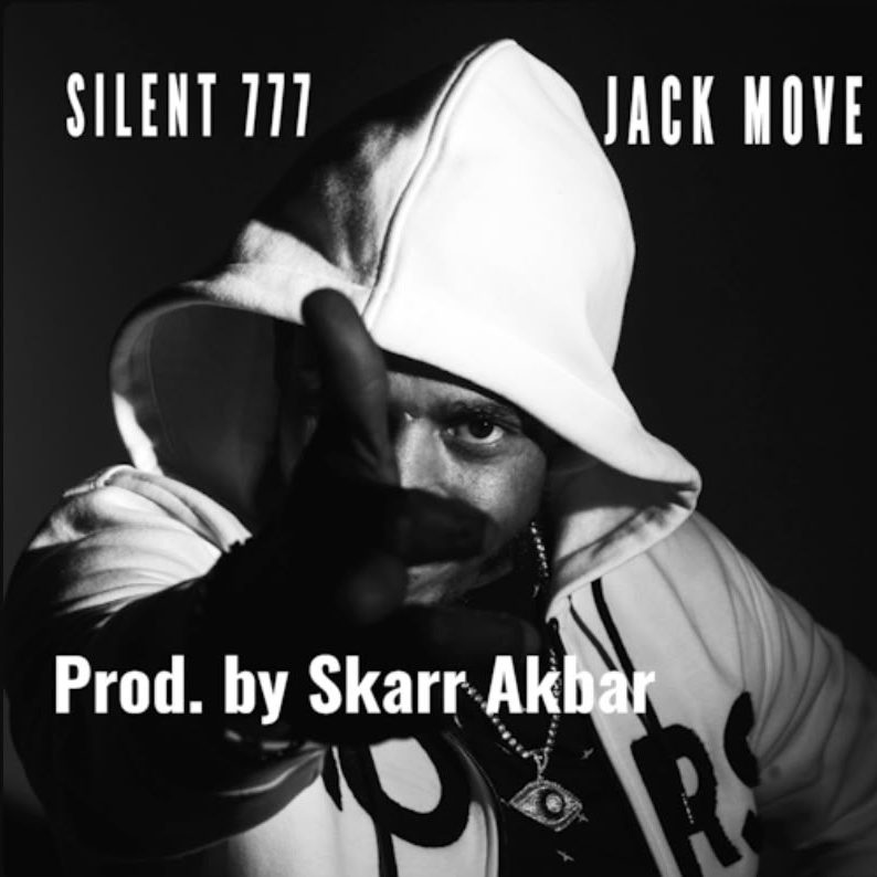 Cover art for Jack Move: Silent 777 in a white hoodie pointing at the camera.